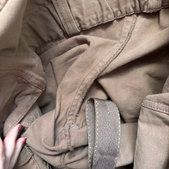 We the Free Hayden Pull on Pants Womens Size Large Brown Cargo Wide Leg Bohemian - Picture 5 of 5